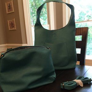 NWOT Joy Susan "Molly"  Slouchy Hobo in "Aqua"